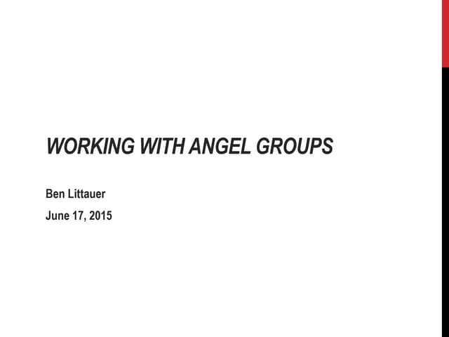 The Capital Network - Working with ...