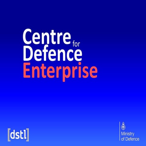 22 July 2014: working with the Centre for Defence Enterprise