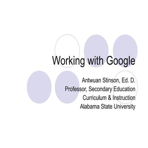 Working with Google Sites and Forms