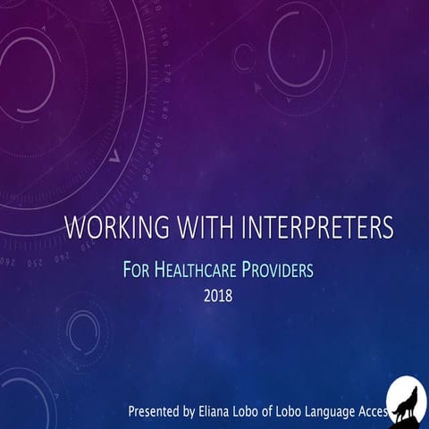 Working with Interpreters  