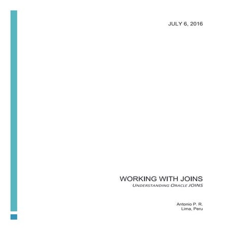 Working with Joins - Understanding Oracle Joins