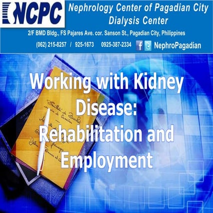 Working with kidney disease