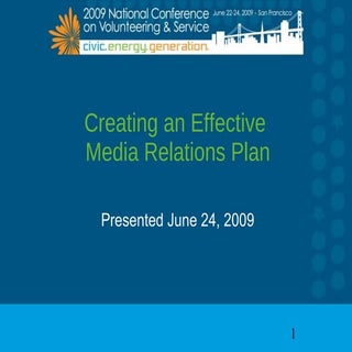 Creating An Effective Media Relatio...
