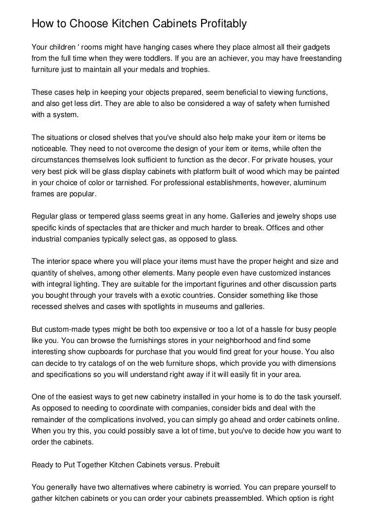 Kitchen Depreciation Life