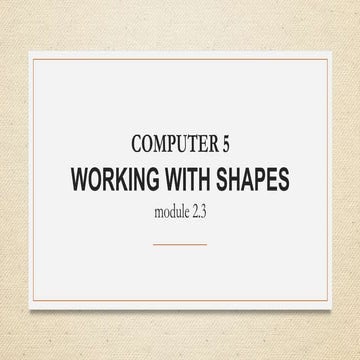 working with shapes.pptx