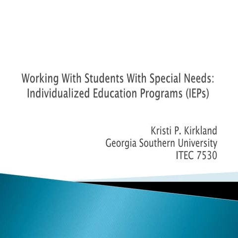 Differentiating for students with special needs | PPTX