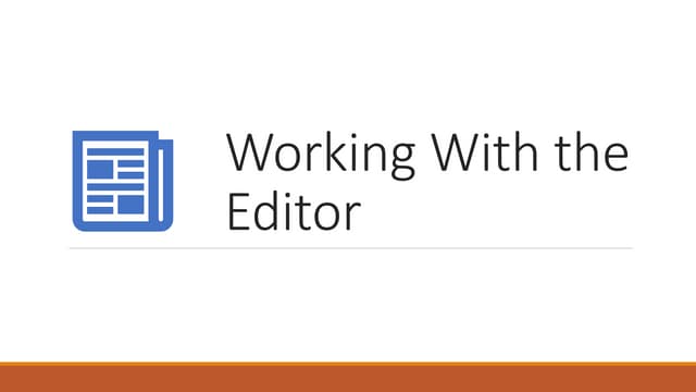 Working with the MarcEditor