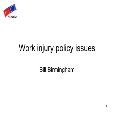 Work injury presentation | PPT