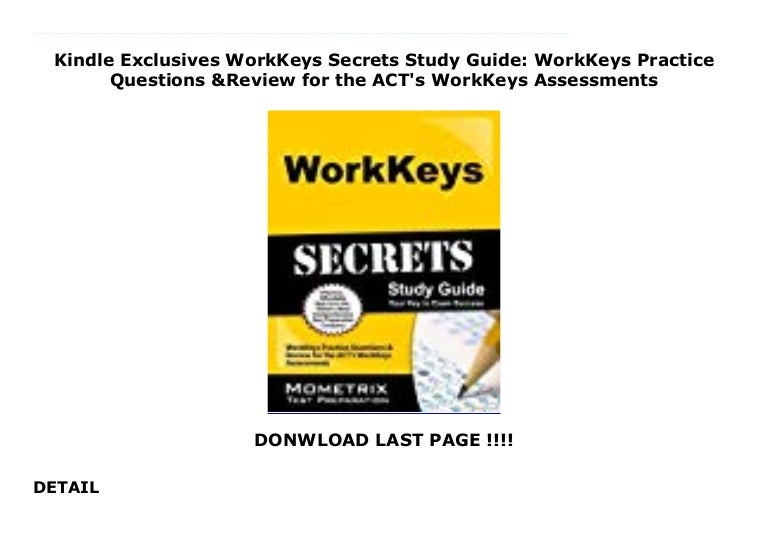 Kindle Exclusives WorkKeys Secrets Study Guide WorkKeys Practice Que…