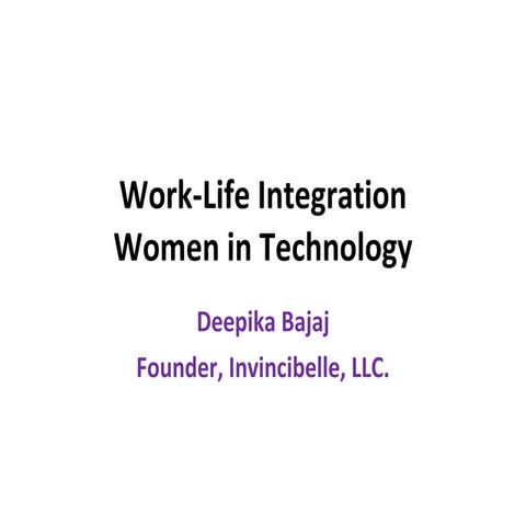 The Women in Technology Project | PDF