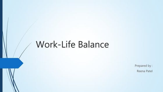work life balance ppt | PPT