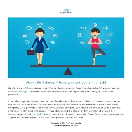 Work life balance have you got yours in check