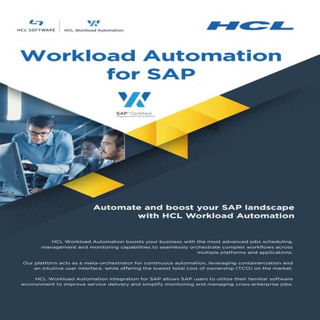 HCL Workload Automation - Automate Anything, Run Anywhere | PDF