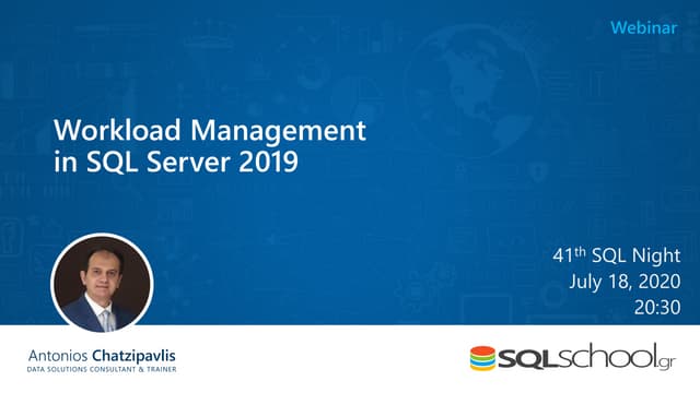 Workload Management in SQL Server 2019