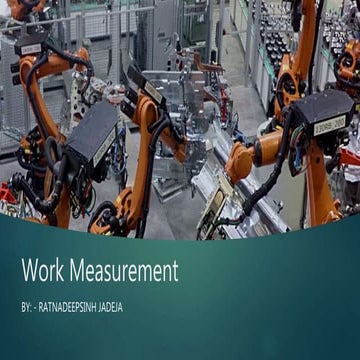 Work measurement