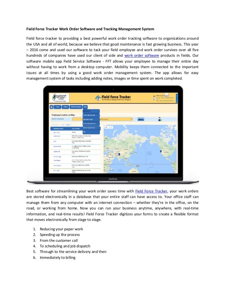 work order software and tracking management system work order tracking software