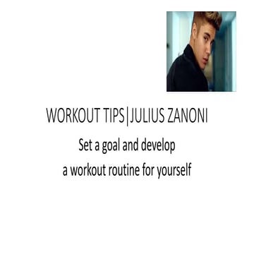 Workout tips