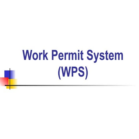 Work Permit System shinryo suvidah engineers .ppt