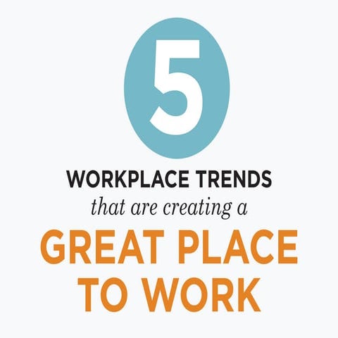 5 Workplace Trends that are Creating a Great Place to Work