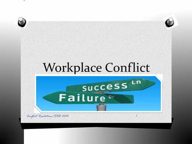 Workplace conflict