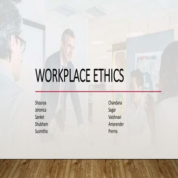 Workplace Ethics