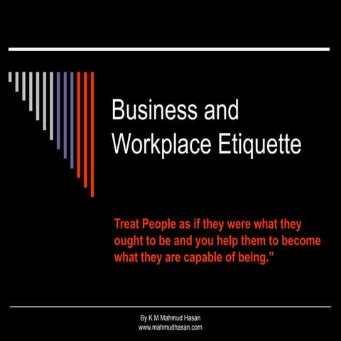 Workplace Etiquettes