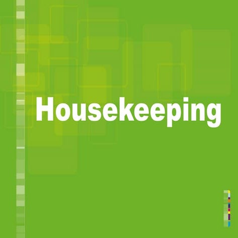 Workplace housekeeping