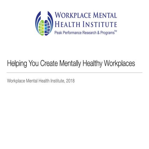 managing mental health in the workplace - a leaders guide | PDF