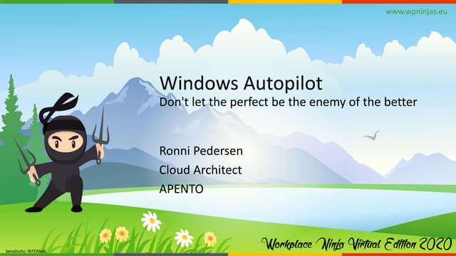 Windows Autopilot - Workplace Nijna Summmit 2020