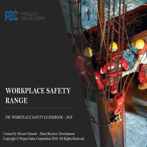 PSC Workplace Safety Guidebook - Dropped Objects Prevention | PDF