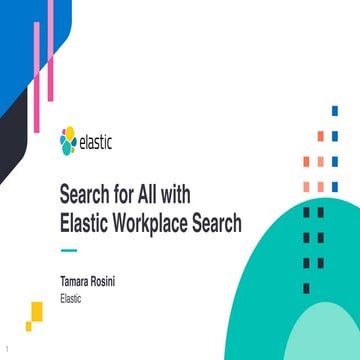 Faça buscas abrangentes com o Elastic Workplace Search