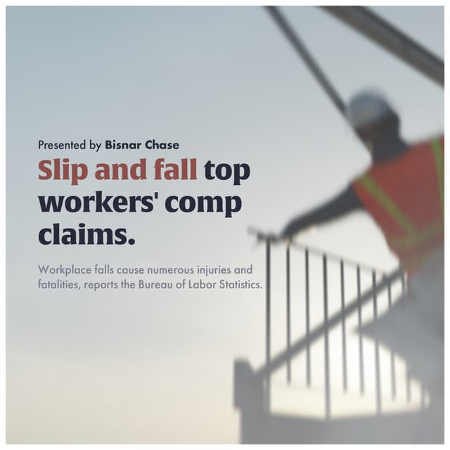 Slip-and-fall Injuries: Top Workers' Comp Claims