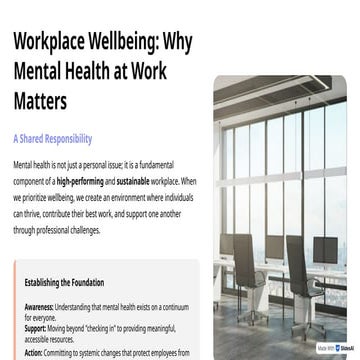 Workplace Wellness Effective Strategies for Employee Mental Health ...