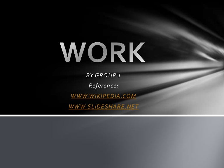 Work powerpoint