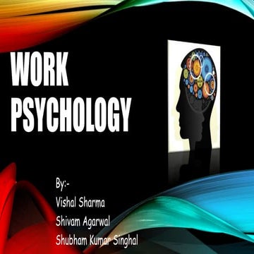 Work psychology