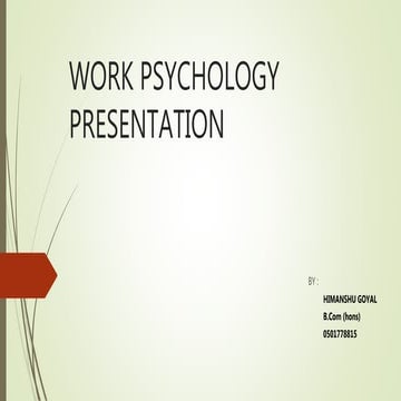 POSITIVE THINKING AND OPTIMISM