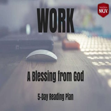 Connecting Our Work with God's Work - 5-day Reading Plan