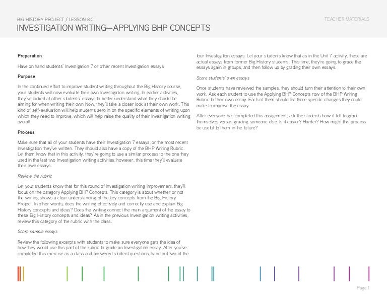 Dissertation investigation