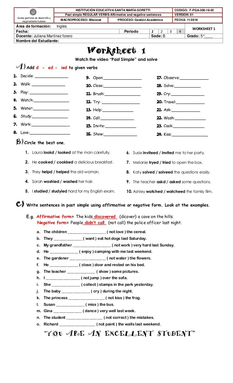 worksheet 1 5 fourth term