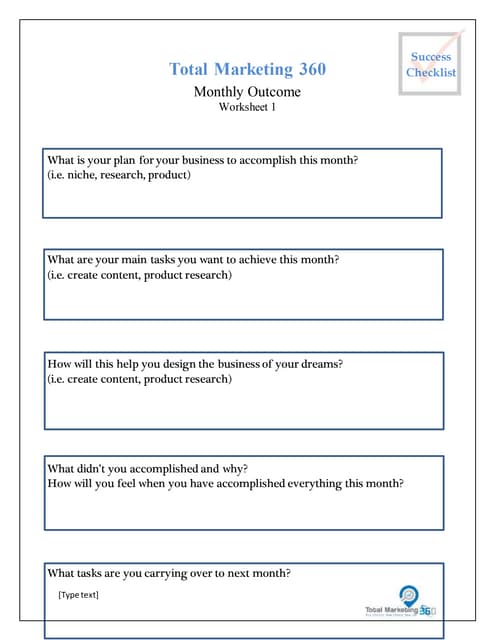 Worksheet 4 daily journal | PDF