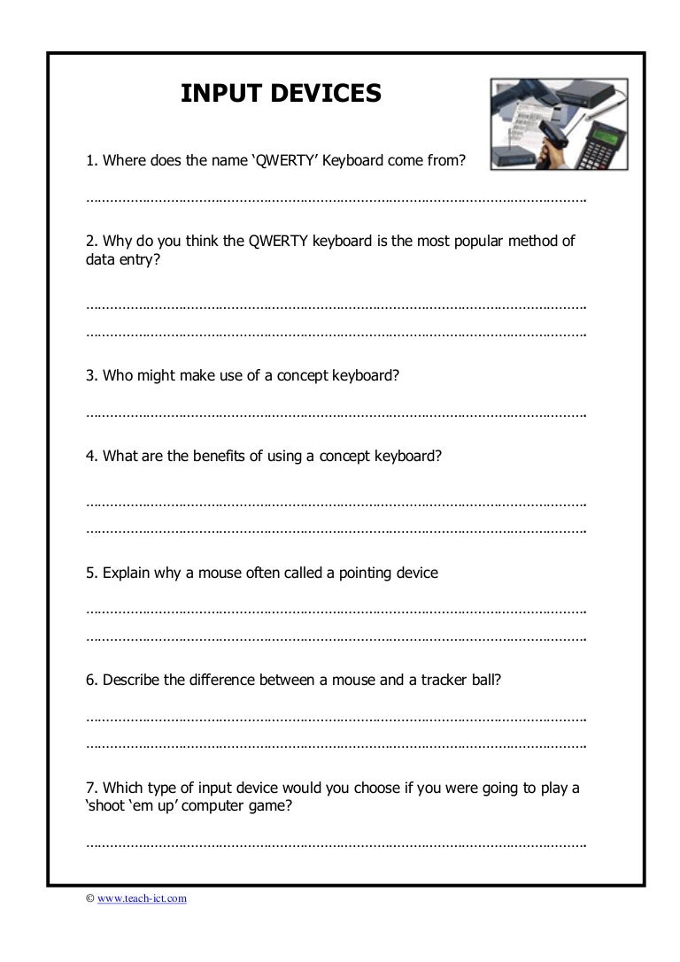 worksheet Input Output Devices Worksheet worksheet2