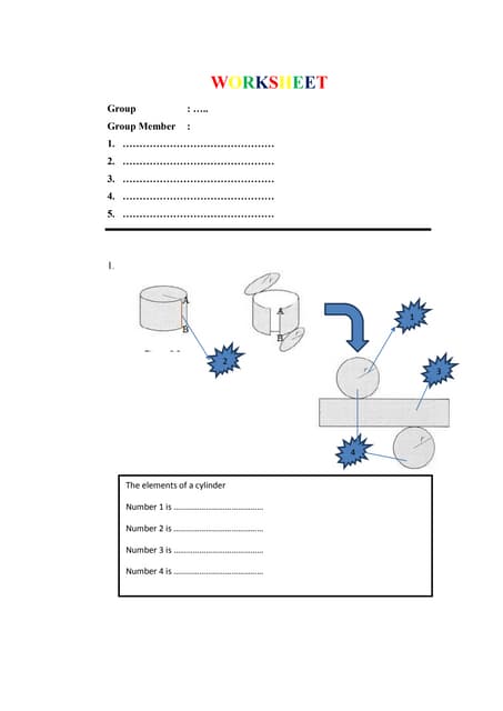 Worksheet determine the surface area of a sphere | DOCX