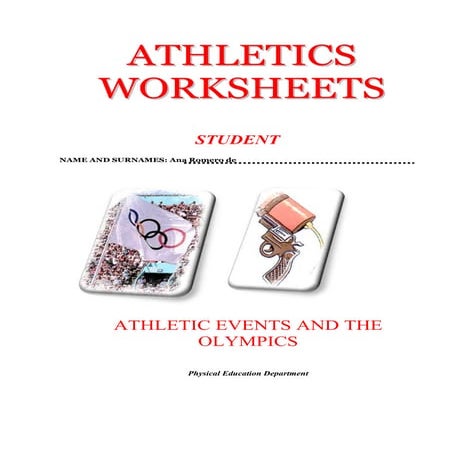 Athletics Worksheets 