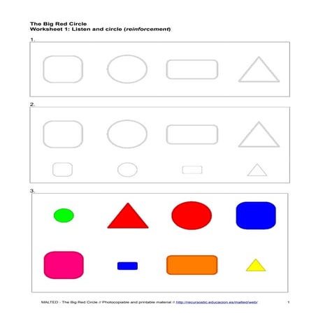 Worksheets circle | PDF