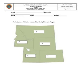 Worksheet social studies  2016