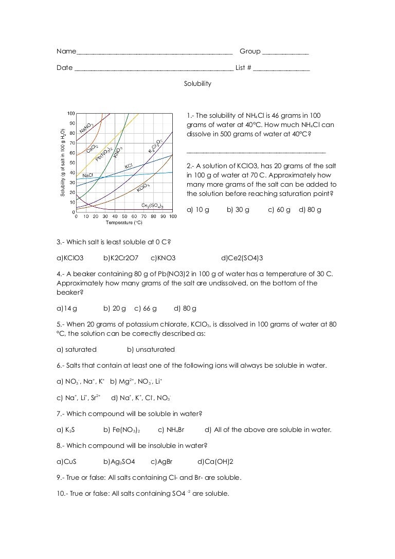 Worksheets Integrated Physics And Chemistry Worksheets solubility worksheets free library download and print integrated physics chemistry precommunity