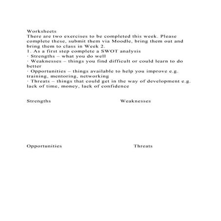 SWOT Examples PM 401 | PPT