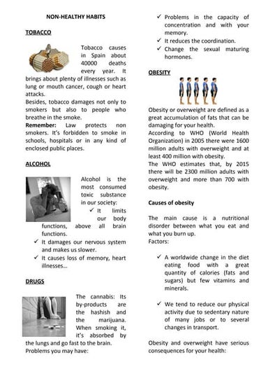 Worksheetunhealthyhabits 100207070228-phpapp01