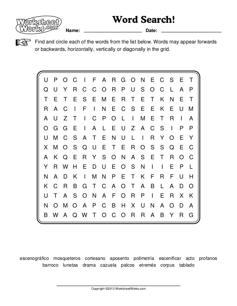 worksheet works wordsearch2