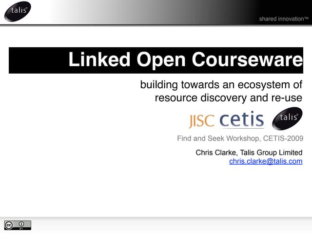 Linked Open Courseware